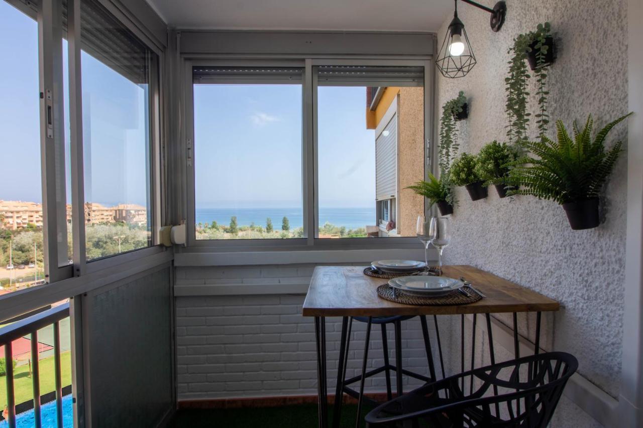 Larios Dos 504. Estudio Con Vistas Al Mar Cerca De La Playa Torrox Buitenkant foto